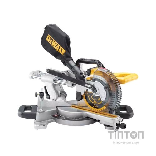 Торцювальна пила DeWALT 18V XR Li-Ion, диск 184x16 мм, 3750 об/хв, XPS (без АКБ та ЗП) (DCS365N)