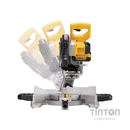 Торцювальна пила DeWALT 18V XR Li-Ion, диск 184x16 мм, 3750 об/хв, XPS (без АКБ та ЗП) (DCS365N)