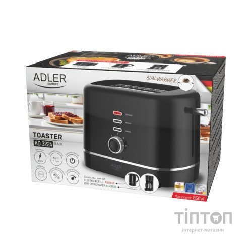 Тостер Adler AD 3224 black