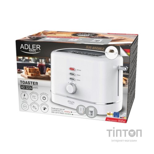 Тостер Adler AD 3224 white