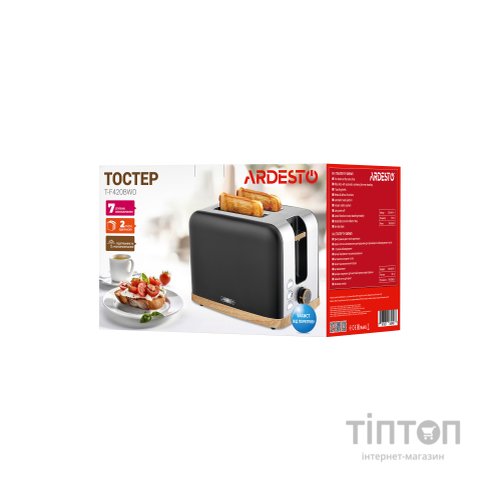 Тостер Ardesto T-F420BWD