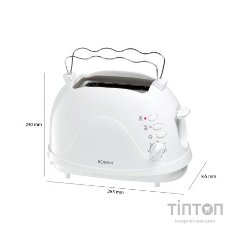 Тостер Bomann TA 246 CB white