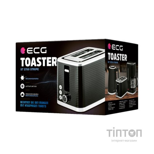 Тостер ECG ST 2750 Stripe