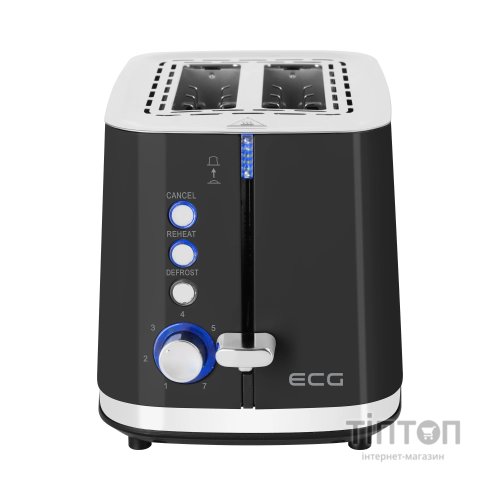 Тостер ECG ST 2766 Vintage Nero