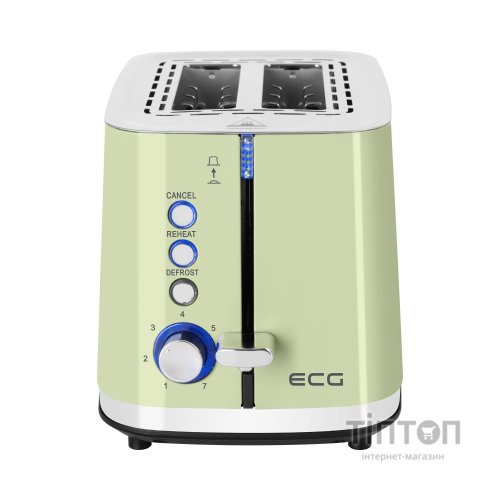 Тостер ECG ST 2766 Vintage Olive