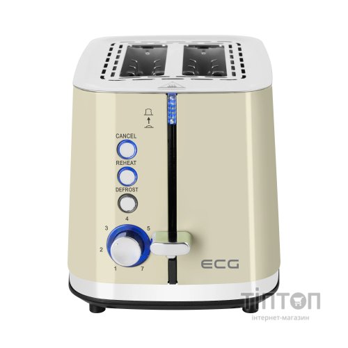 Тостер ECG ST 2766 Vintage Vanilla