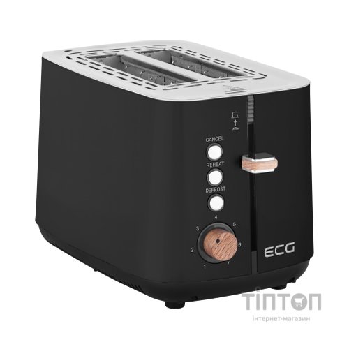 Тостер ECG ST 2768 Timber Black
