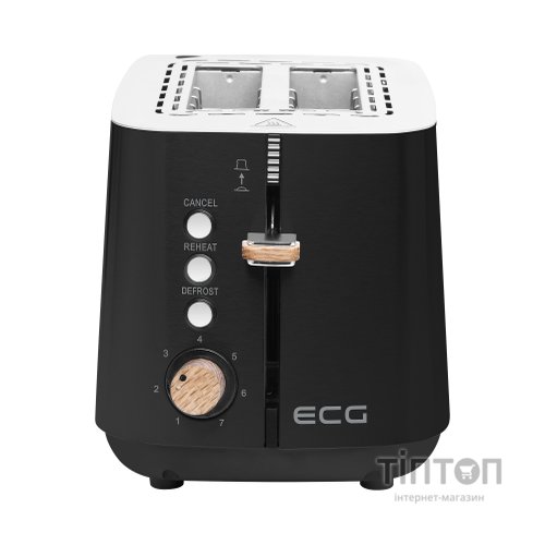 Тостер ECG ST 2768 Timber Black