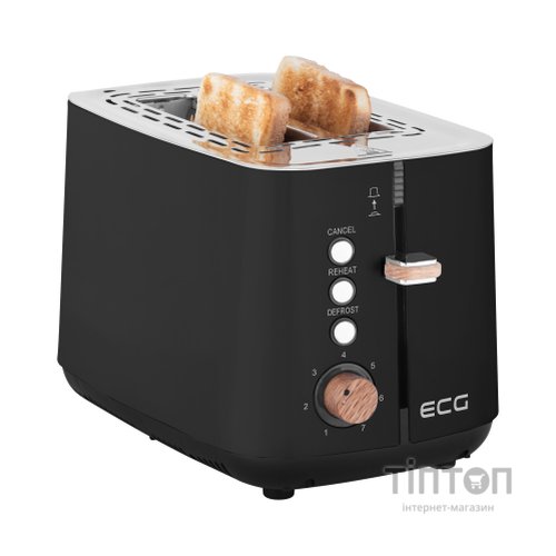 Тостер ECG ST 2768 Timber Black
