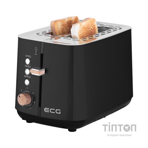 Тостер ECG ST 2768 Timber Black