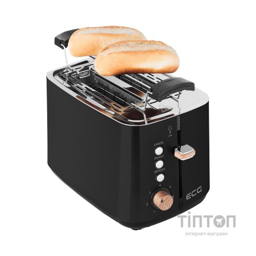 Тостер ECG ST 2768 Timber Black