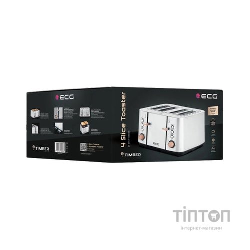 Тостер ECG ST 4767 Timber