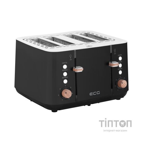 Тостер ECG ST 4768 Timber Black