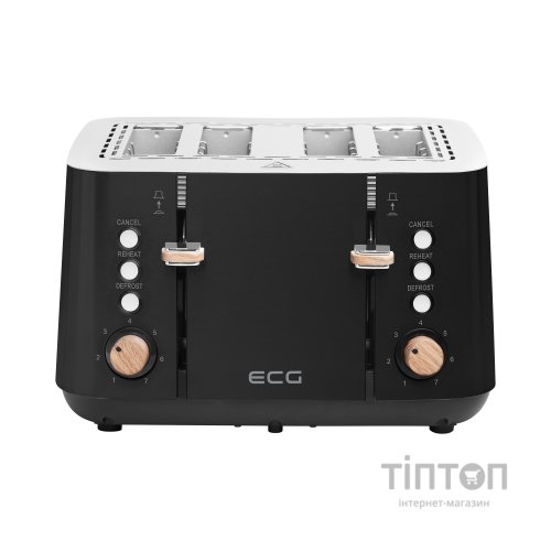 Тостер ECG ST 4768 Timber Black