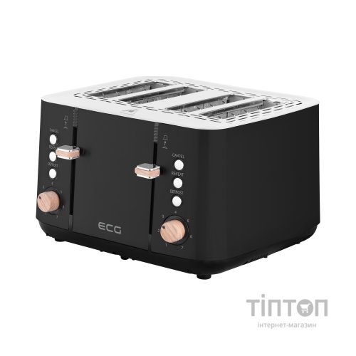 Тостер ECG ST 4768 Timber Black