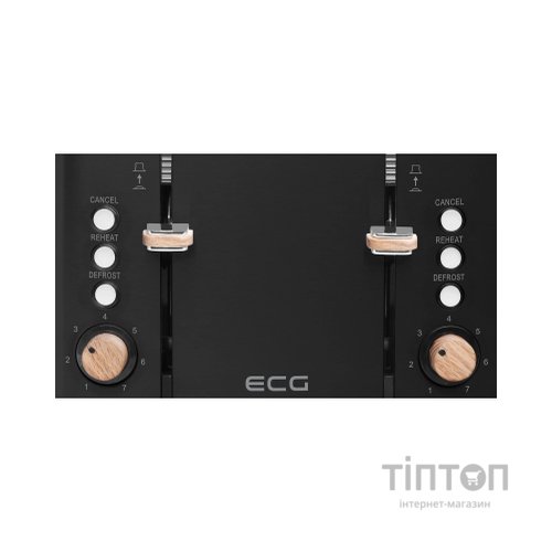 Тостер ECG ST 4768 Timber Black