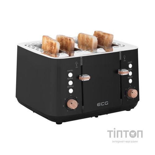 Тостер ECG ST 4768 Timber Black