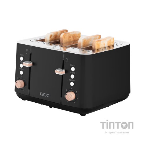 Тостер ECG ST 4768 Timber Black