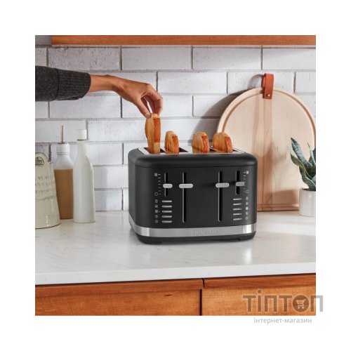 Тостер KitchenAid 5KMT4109EBM матовий чорний (5KMT4109EBM)