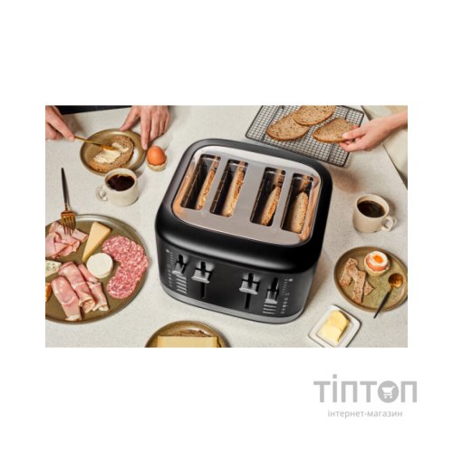 Тостер KitchenAid 5KMT4109EBM матовий чорний (5KMT4109EBM)