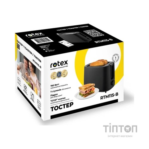 Тостер Rotex RTM115-B