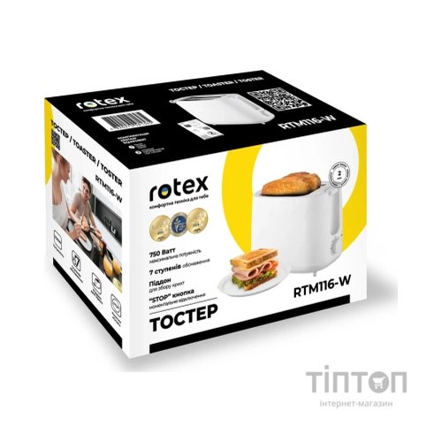 Тостер Rotex RTM116-W