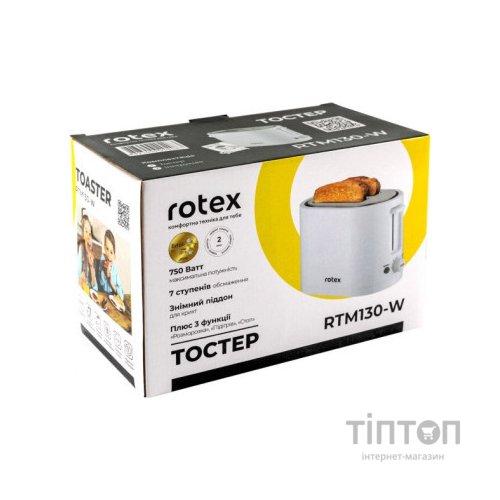 Тостер Rotex RTM130-W