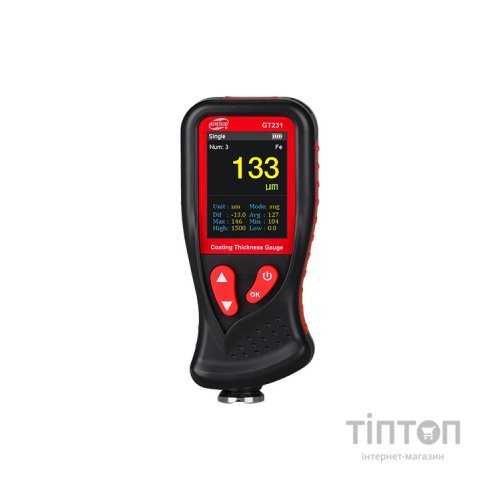 Товщиномір Benetech Fe/nFe, 0-1800м (GT231)