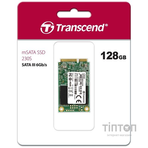 Накопичувач SSD mSATA 128GB Transcend (TS128GMSA230S)