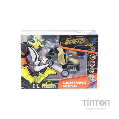 Трансформер Screechers Wild ! S4 L3 - Лайтнінг Райно (EU685303)