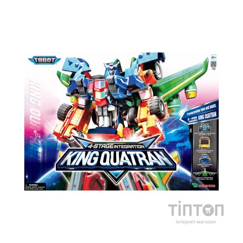 Трансформер Tobot Детективи Галактики С3 Кінг Квартан (301138)