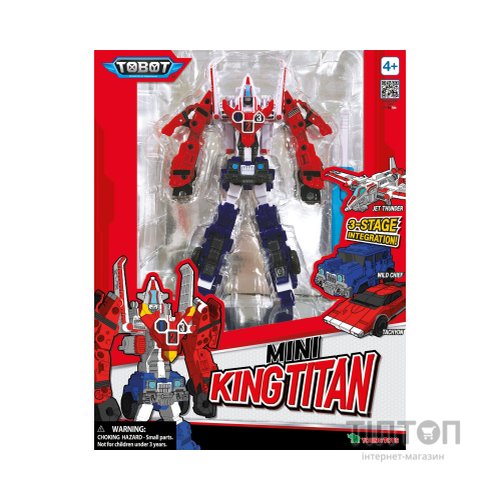 Трансформер Tobot Детективи Галактики С3 міні Кінг Титан (301144)