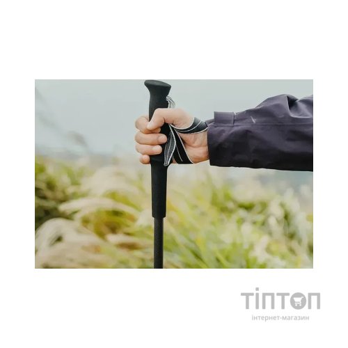 Трекінгові палиці Naturehike CNK2450DS017, 35-110 см, чорна (6927595785416)