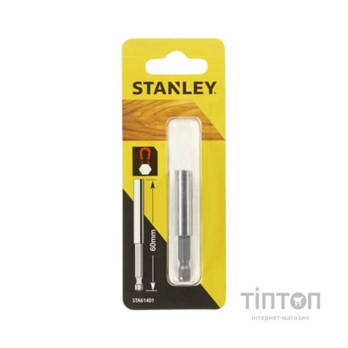 Тримач для біт Stanley L= 60 мм, хвостовик 1/4", 6.3 мм (STA61401)