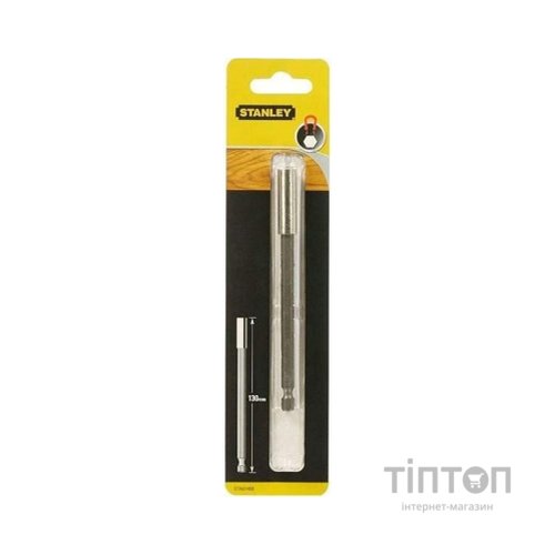 Тримач для біт Stanley магнітний L=130 мм, хвостовик 1/4, 6.3 мм (STA61400)