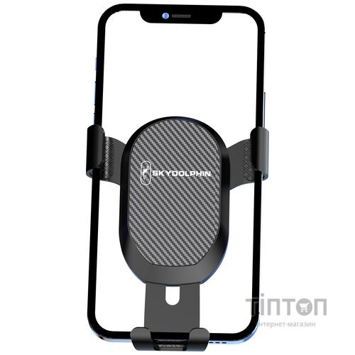 Тримач для смартфона SkyDolphin SH08 Gravity Mount Black (SDAT-000086)