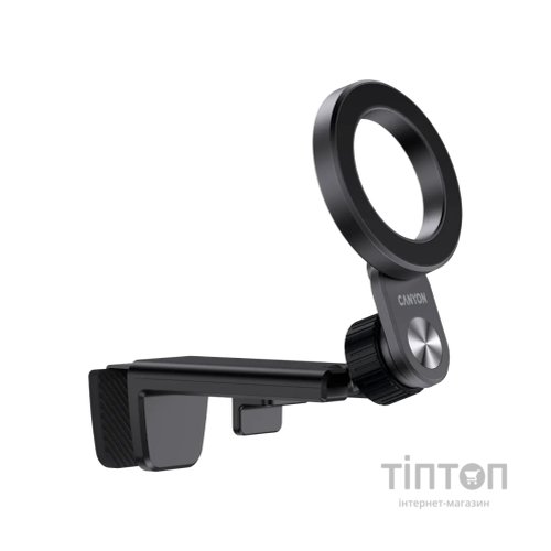 Тримач для смартфонів Canyon Magnetic travel holder OnGrip 11 clip mount Black (CNS-CCHM11)
