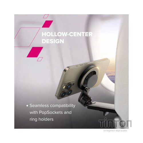 Тримач для смартфонів Canyon Magnetic travel holder OnGrip 11 clip mount Black (CNS-CCHM11)