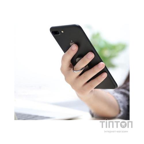 Тримач для смартфонів PowerPlant с кольцом, желтый (CA910335)