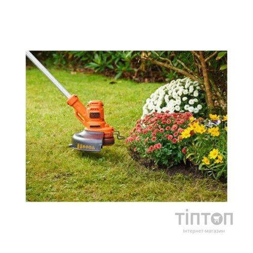 Тример садовий Black&Decker 0.45 кВт, ширина косіння 25 см, 7300 об/хв, вага 2.4 кг (BESTA525)