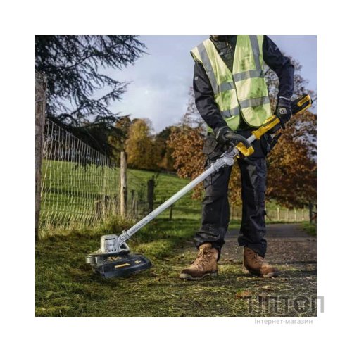 Тример садовий DeWALT 18 В, 5Ач, волосінь 2 мм, ширина косіння 36 см (DCMST561P1)