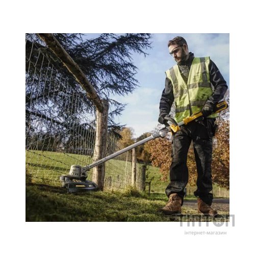 Тример садовий DeWALT 18 В, 5Ач, волосінь 2 мм, ширина косіння 36 см (DCMST561P1)