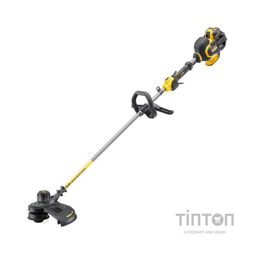 Тример садовий DeWALT 54 В, 3Ah, волосінь 2 мм, 38 см, ніж (DCM571X1)