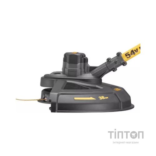 Тример садовий DeWALT 54 В, 3Ah, волосінь 2 мм, 38 см, ніж (DCM571X1)