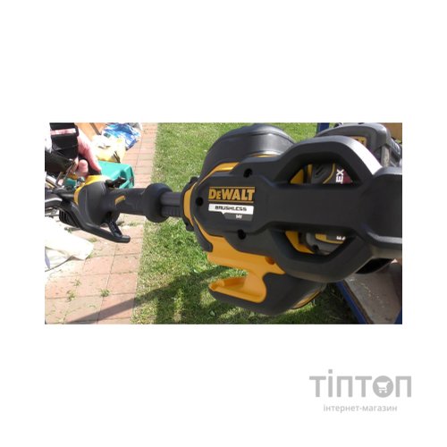 Тример садовий DeWALT 54 В, 3Ah, волосінь 2 мм, 38 см, ніж (DCM571X1)