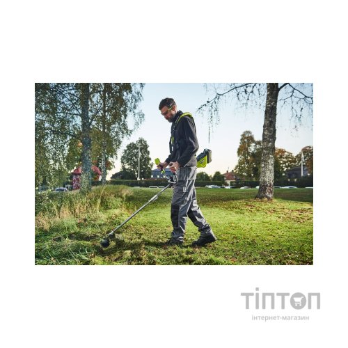 Тример садовий Ryobi Max Power RY36BCX30A-0 36В, 30/40см ніж/ліска, ремені Vertebrae 4.7кг (без АКБ та ЗП) (5133005476)