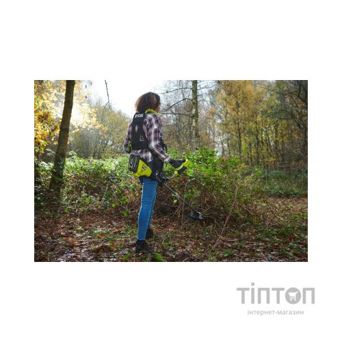 Тример садовий Ryobi Max Power RY36BCX30A-0 36В, 30/40см ніж/ліска, ремені Vertebrae 4.7кг (без АКБ та ЗП) (5133005476)