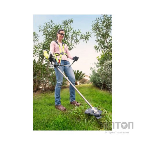 Тример садовий Ryobi ONE+ RBC18X20B4F, акумуляторний, 18В, АКБ 1х4Ач, диск/ліска. (5133003713)