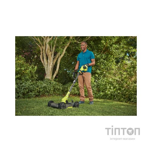 Тример садовий Ryobi RY18LMC30A-0 ONE+ 18В, 30см, висота 38-75мм, EasyEdge телескоп.штанга, 6.4кг (без АКБ та ЗП) (5133005917)