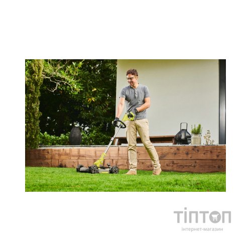 Тример садовий Ryobi RY18LMC30A-0 ONE+ 18В, 30см, висота 38-75мм, EasyEdge телескоп.штанга, 6.4кг (без АКБ та ЗП) (5133005917)